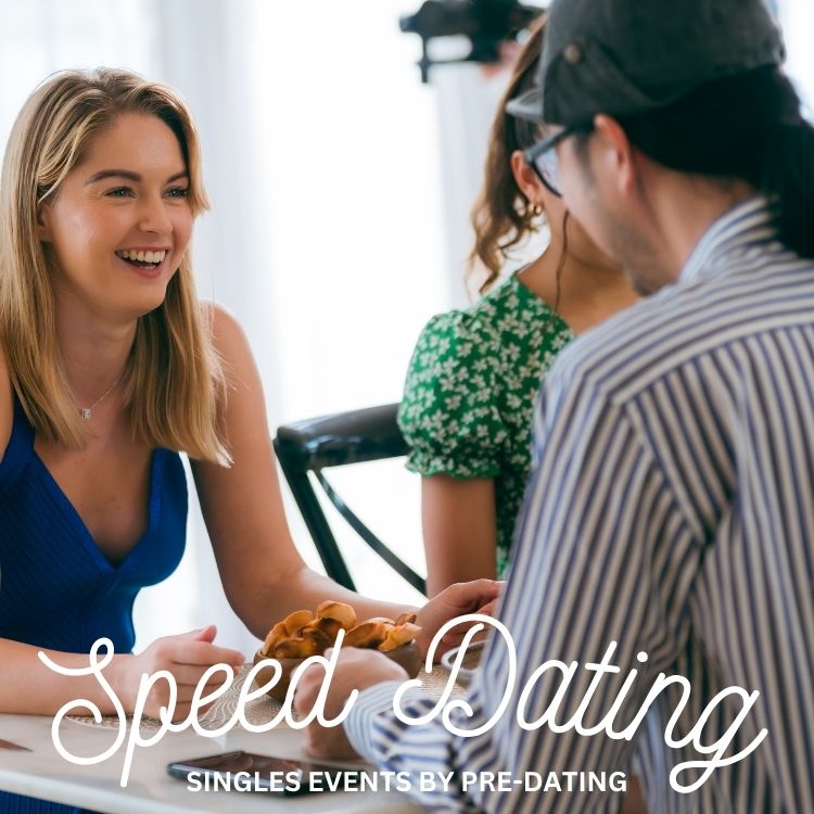 Orange County attendees of Speed Dating in California enjoying the event!
