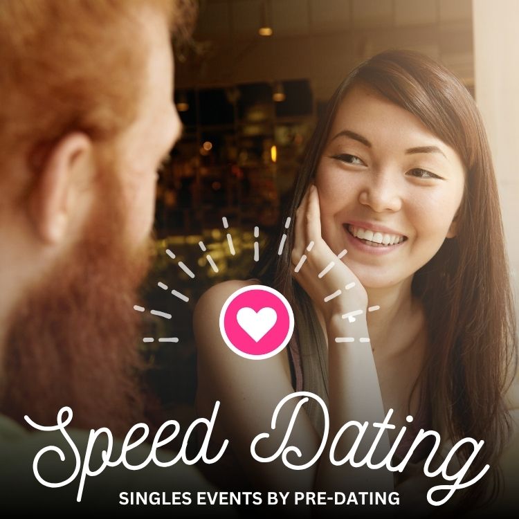 Orange County attendees of Speed Dating in California enjoying the event!