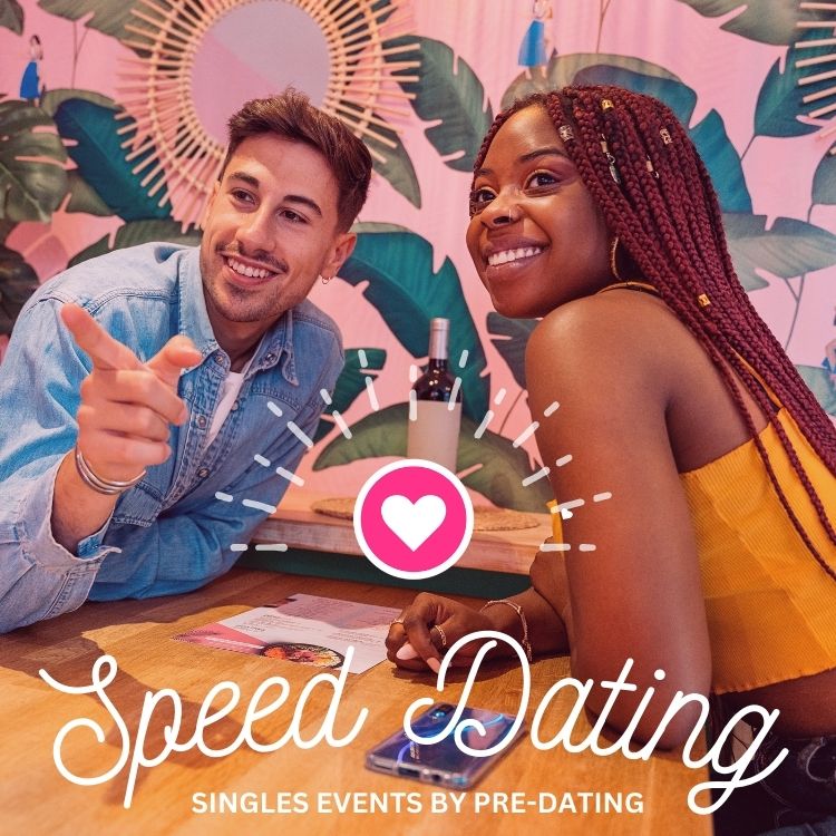 Orange County attendees of Speed Dating in California enjoying the event!